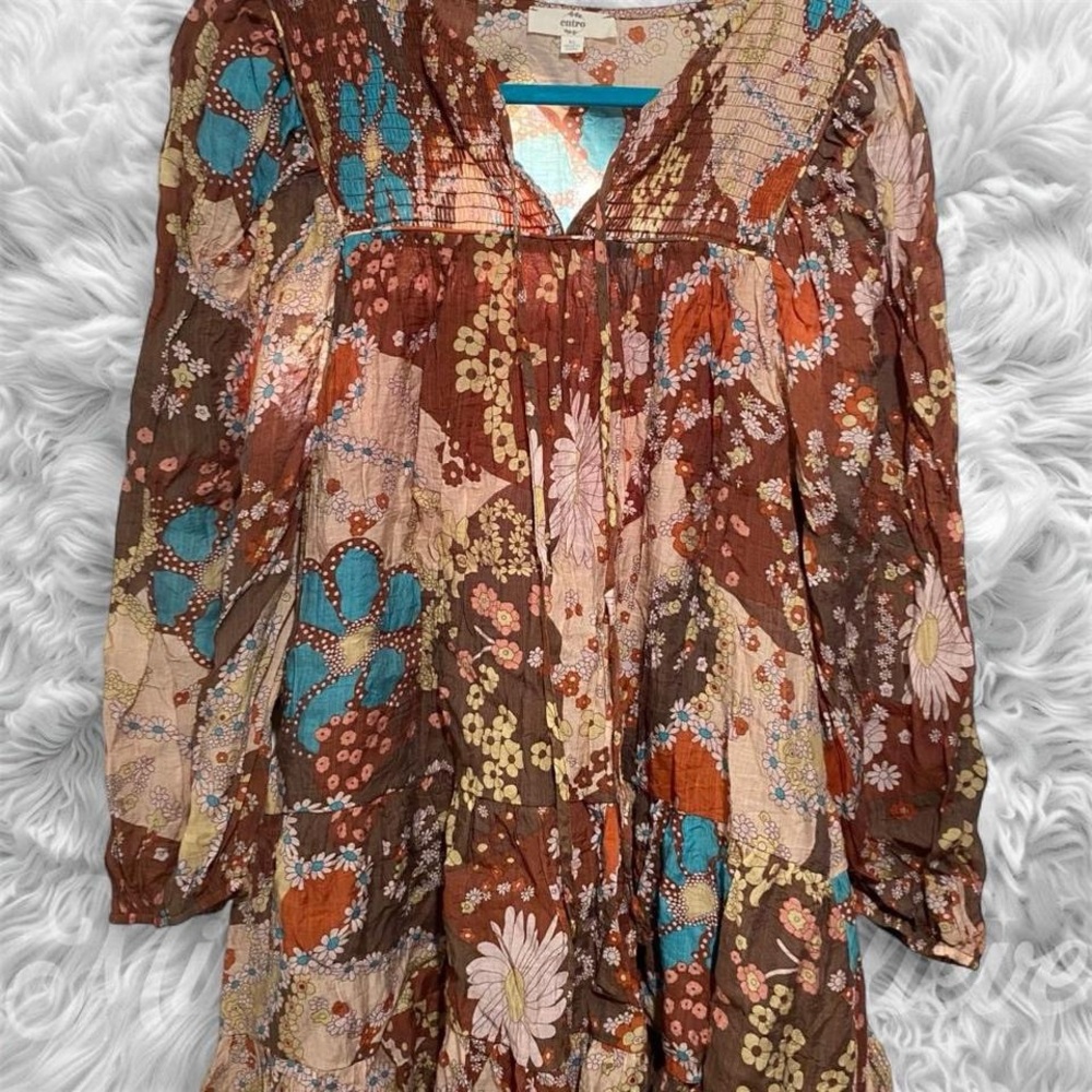 Entro Multicolor Floral dress - Picture 2 of 3
